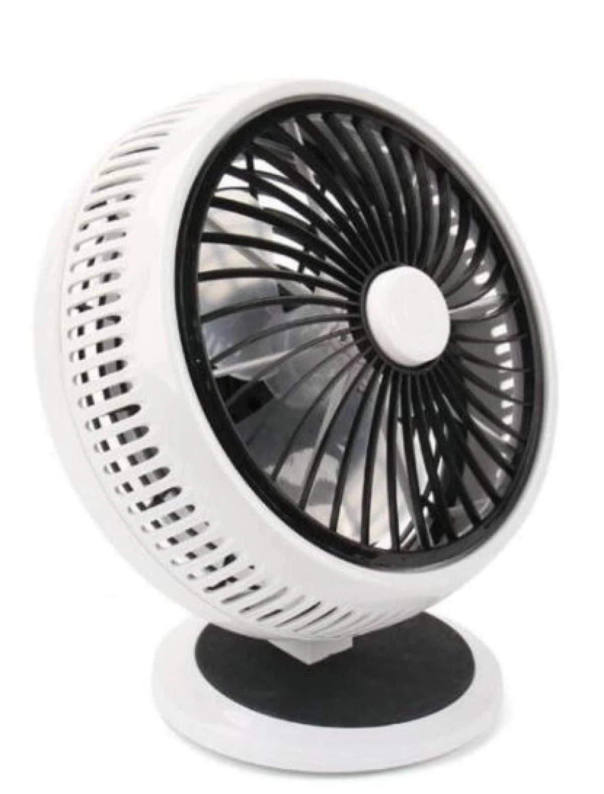 GD-8012Smart Επαναφορτιζόμενος Επιτραπέζιος Ηλιακός Ανεμιστήρας 30εκ 10W με Σύστημα Φωτισμού με 2 Λάμπες