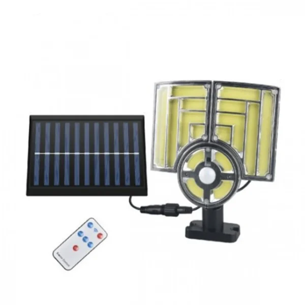 Ηλιακός Προβολέας LED με Πάνελ 25W με Αισθητήρα Κίνησης και Τηλεχειριστήριο AT48858