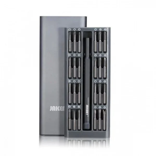 Κατσαβίδι με 24 Μύτες με Μαγνητική Κεφαλή και Διάφανη Θήκη Μεταφοράς JM-8168 Jakemy