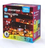 Χριστουγεννιάτικα Λαμπάκια Ρεύματος με Πράσινο Καλώδιο 50m με Πολύχρωμο Φωτισμό και 8 Προγράμματα Λειτουργίας 29981