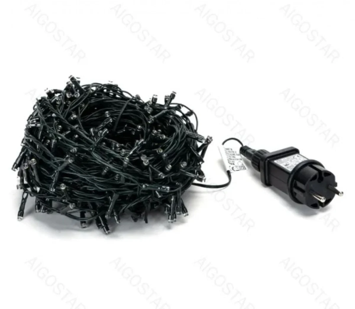 Χριστουγεννιάτικα Λαμπάκια Ρεύματος με Πράσινο Καλώδιο 20m με Ροζ Φωτισμό και 8 Προγράμματα Λειτουργίας 29985