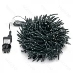 Χριστουγεννιάτικα Λαμπάκια Ρεύματος με Πράσινο Καλώδιο 20m με Θερμό Φωτισμό και 8 Προγράμματα Λειτουργίας 29997