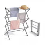 Πτυσσόμενη Μεταλλική Απλώστρα Δαπέδου 106x73x38cm