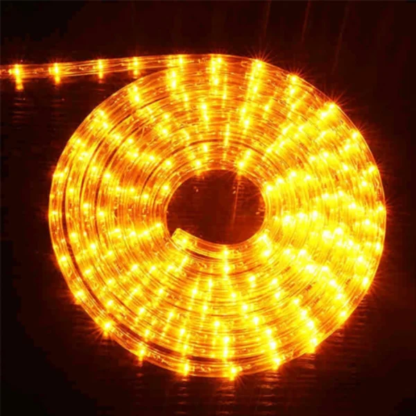 Ηλιακά Χριστουγεννιάτικα Λαμπάκια Φωτοσωλήνα 10m - Λευκό Θερμό LED με Φωτοβολταϊκό Πάνελ