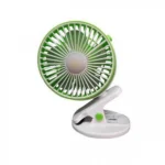 Μίνι Επιτραπέζιο Επαναφορτιζόμενο Ανεμιστηράκι YT-M2027B Λευκό/Πράσινο