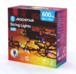 Χριστουγεννιάτικα Λαμπάκια Ρεύματος με Πράσινο Καλώδιο 15m με Πολύχρωμο Φωτισμό και 8 Προγράμματα Λειτουργίας 30528