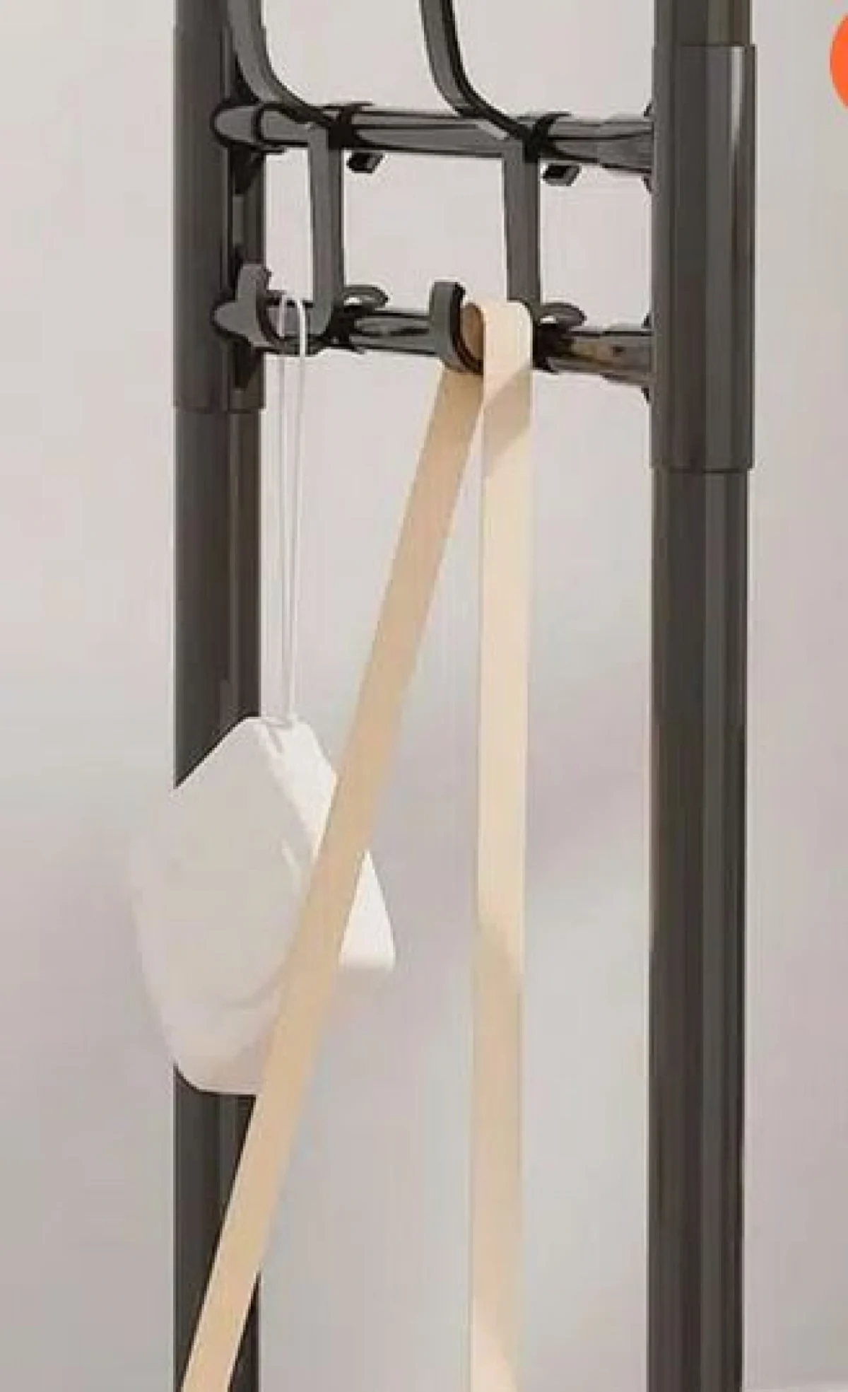 Διπλή Μεταλλική Τροχήλατη Κρεμάστρα Δαπέδου & Παπουτσοθήκη Βεστιάριο Οργάνωσης Δωματίου 188x56x33cm - Μαύρη