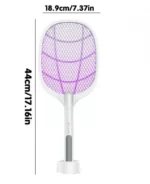 Ηλεκτρική Eπαναφορτιζόμενη Ρακέτα Εντόμων Hoomei HM-1602