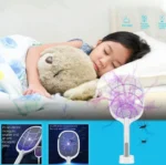 Ηλεκτρική Eπαναφορτιζόμενη Ρακέτα Εντόμων Hoomei HM-1602