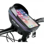 Βάση Κινητού για Τιμόνι Ποδηλάτου με Αδιάβροχη Θήκη με Αλεξήλιο για Kινητά έως 8”