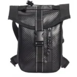Αδιάβροχη Τσάντα Μέσης/Ποδιού Carbon - Μαύρο