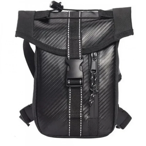 Αδιάβροχη Τσάντα Μέσης/Ποδιού Carbon - Μαύρο