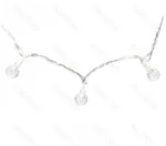 Χριστουγεννιάτικα Bubble Λαμπάκια Ρεύματος με Διάφανο Καλώδιο 10m με Πολύχρωμο Φωτισμό και 8 Προγράμματα Λειτουργίας 30074