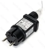 Χριστουγεννιάτικα Λαμπάκια Ρεύματος σε Σχήμα Αστεριού με Διάφανο Καλώδιο 10m με Θερμό Φωτισμό και 8 Προγράμματα Λειτουργίας 30076