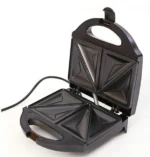 Τοστιέρα με 3 Διαφορέτικες Αποσπώμενες Πλάκες για 2 Τοστ 750W Hoomei HM-5860S