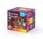 Χριστουγεννιάτικα Λαμπάκια Ρεύματος σε Σχήμα Αστεριού με Διάφανο Καλώδιο 5m με Λευκό Ψυχρό Φωτισμό και 8 Προγράμματα Λειτουργίας 30079