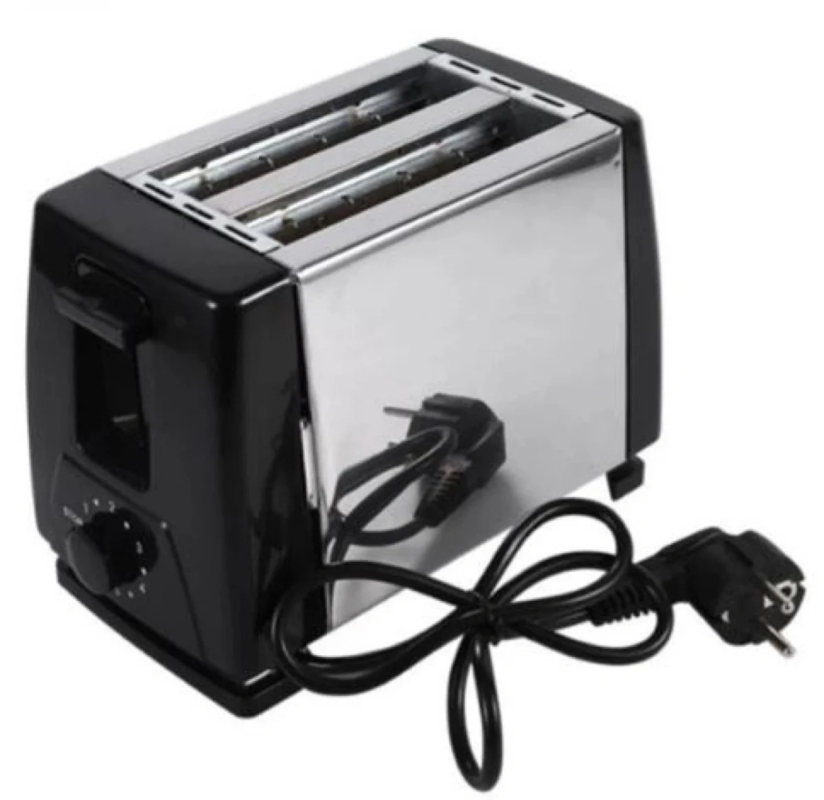 Φρυγανιέρα 2 Θέσεων 800W Λευκή Hoomei HM-5928