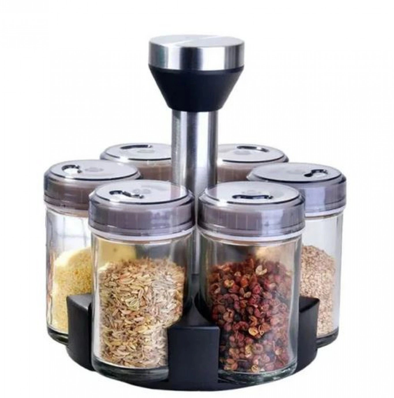 Περιστρεφόμενη Βάση Μπαχαρικών 7 Τεμαχίων OT-020 Περιστρεφόμενη Βάση Μπαχαρικών 7 Τεμαχίων OT-020