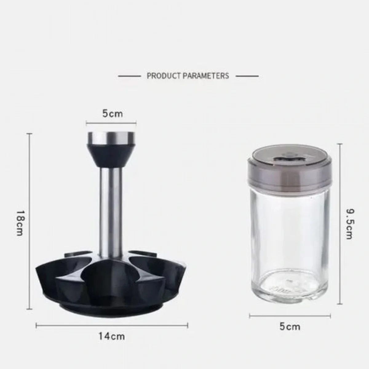 Περιστρεφόμενη Βάση Μπαχαρικών 7 Τεμαχίων OT-020