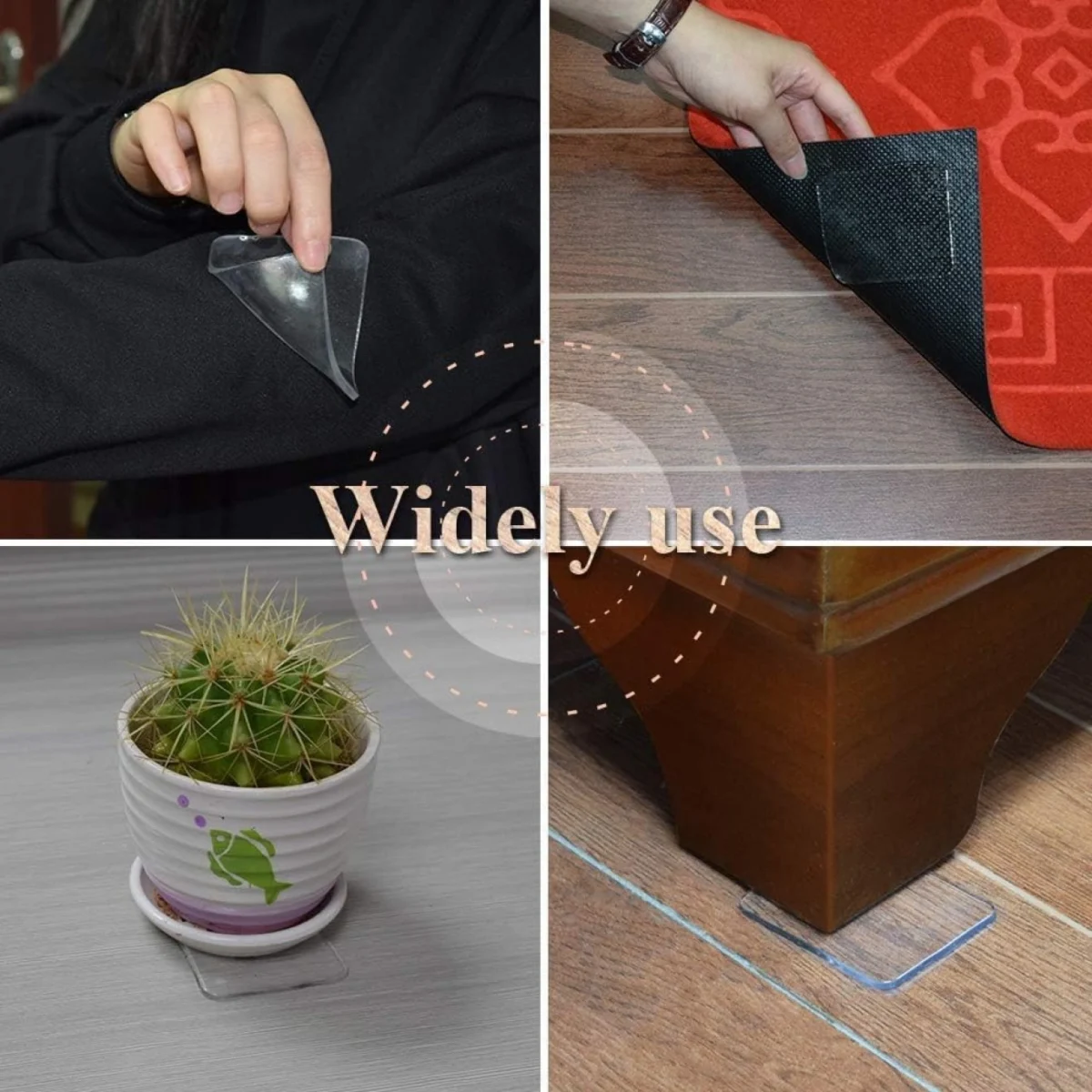 Διάφανα Αντιολισθητικά Μαξιλαράκια Διπλής Όψης Super Sticky Gel