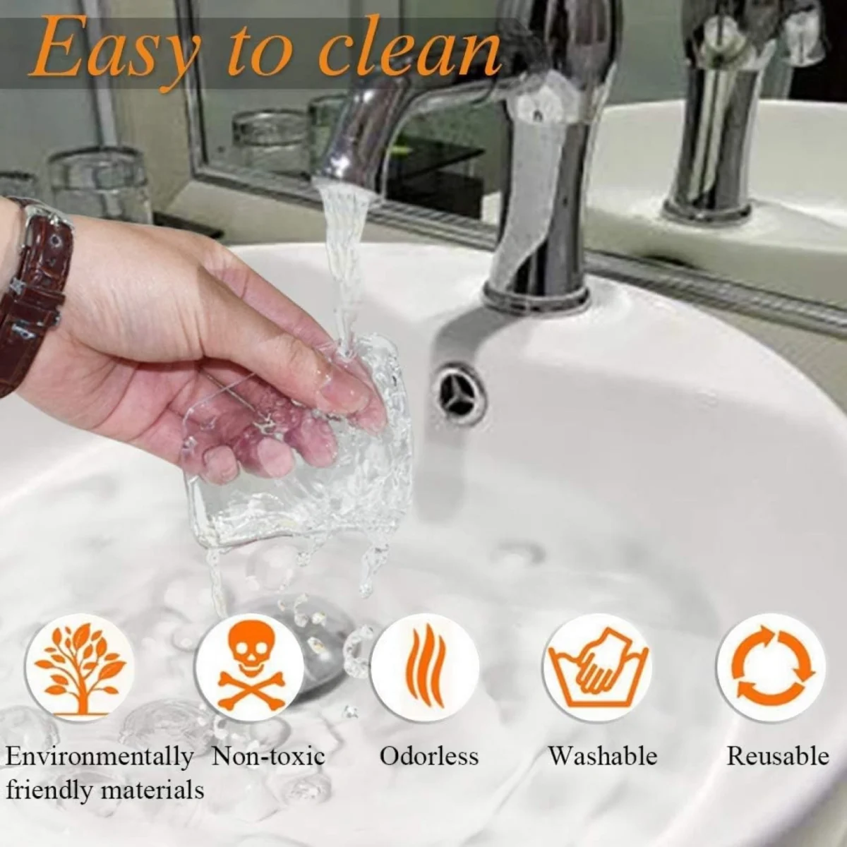 Διάφανα Αντιολισθητικά Μαξιλαράκια Διπλής Όψης Super Sticky Gel