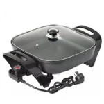 Ηλεκτρικό Αντικολλητικό Τηγάνι 1500W με Ρυθμιζόμενο Θερμοστάτη Sokany SK-2005