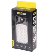 W598B Επαναφορτιζόμενο Φωτιστικό Εργασίας Camping με Φακό και 28 Λευκά και 10 Μπλε/Κόκκινα LED