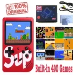 Ρετρό Επαναφορτιζόμενη Κονσόλα Παιχνιδιών SUP με 400 Παιχνίδια και Χειριστήριο για TV Κόκκινο