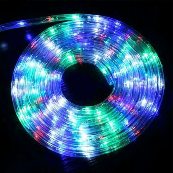 Φωτοσωλήνας LED 10m με Πολύχρωμο Φως και 8 Προγράμματα Φωτισμού