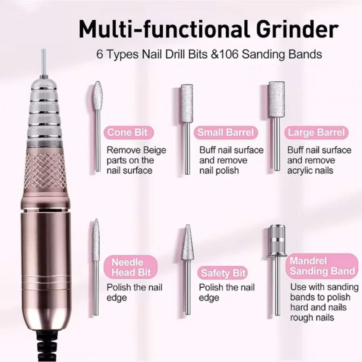 Ηλεκτρικός Τροχός γ Μανικιούρ - Πεντικιούρ 68W Nail Sander