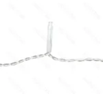 Χριστουγεννιάτικα Λαμπάκια Κουρτίνα Ρεύματος με Διάφανο Καλώδιο 1.5x1.5m με Πολύχρωμο Φωτισμό και 8 Προγράμματα Λειτουργίας 30012