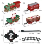 Χριστουγεννιάτικο Τρένο σε Ράγες για το Δέντρο με Φως & Ήχο.