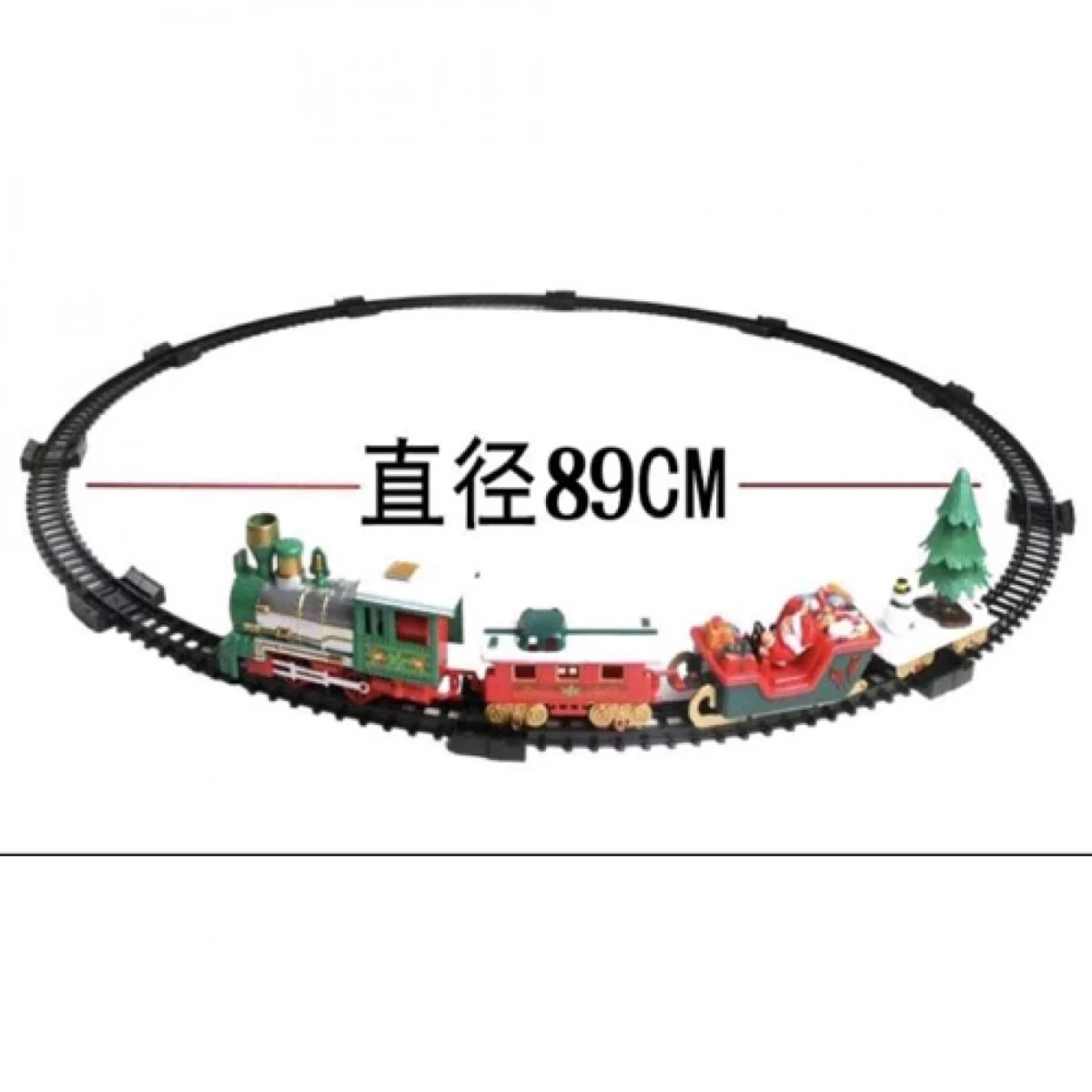 Χριστουγεννιάτικο Τρένο σε Ράγες για το Δέντρο με Φως & Ήχο.