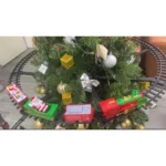 Χριστουγεννιάτικο Τρένο σε Ράγες για το Δέντρο με Φως & Ήχο.