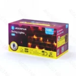 Χριστουγεννιάτικα Λαμπάκια Πλέγμα Δίχτυ Ρεύματος με Διάφανο Καλώδιο 1,5x1,5m με Θερμό Φωτισμό και 8 Προγράμματα Λειτουργίας 30039