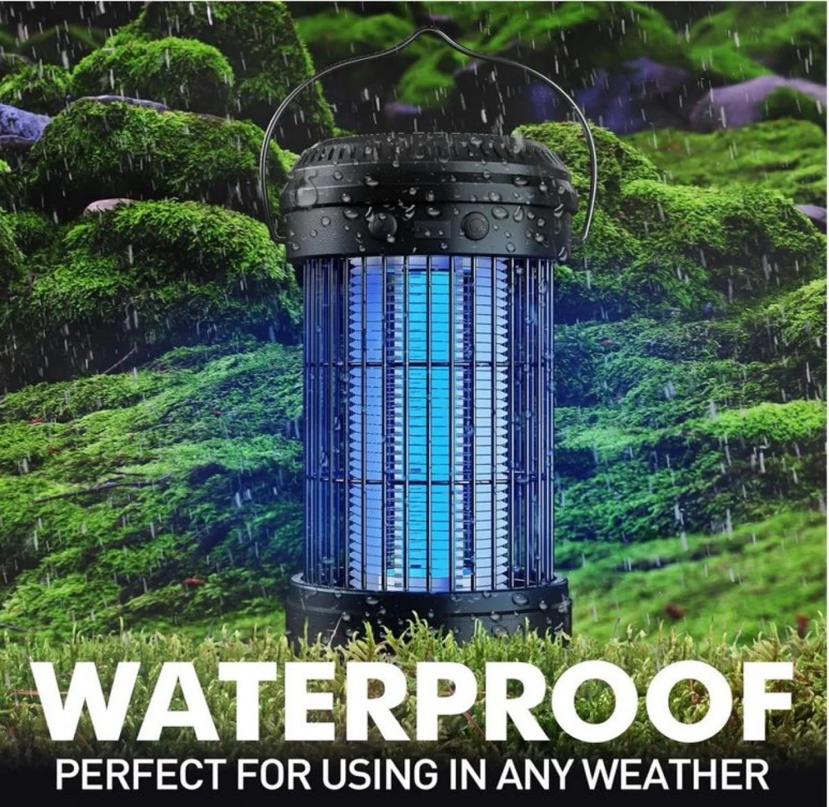 Ηλιακό Φoρητό Φανάρι, Εντομοπαγίδα και Φακός SOS 3 σε 1