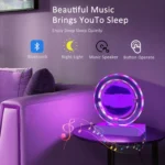 Φωτιστικό Sands of Time με Ηχείο Μουσικής & RGB Light - Επιτραπέζιο Διακοσμητικό Αμμού