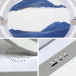 Φωτιστικό Sands of Time με Ηχείο Μουσικής & RGB Light - Επιτραπέζιο Διακοσμητικό Αμμού