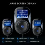 Ασύρματο Bluetooth Handsfree MP3 Player Αυτοκινήτου με Φορτιστή USB & Οθόνη LCD