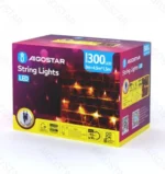 Χριστουγεννιάτικα Λαμπάκια Πλέγμα Δίχτυ Ρεύματος με Διάφανο Καλώδιο 1,5x4.5m με Θερμό Φωτισμό και 8 Προγράμματα Λειτουργίας 30041