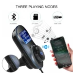 Ασύρματο Bluetooth Handsfree MP3 Player Αυτοκινήτου με Φορτιστή USB & Οθόνη LCD