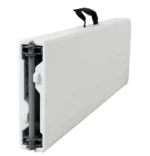 Αναδιπλούμενο Τραπέζι με Πλαστική Επιφάνεια και Μεταλλικό Σκελετό 180x74x74εκ