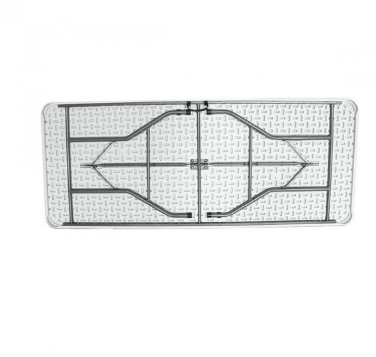 Αναδιπλούμενο Τραπέζι με Πλαστική Επιφάνεια και Μεταλλικό Σκελετό 180x74x74εκ