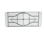 Αναδιπλούμενο Τραπέζι με Πλαστική Επιφάνεια και Μεταλλικό Σκελετό 180x74x74εκ