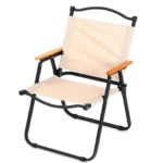 Πτυσσόμενη Καρέκλα Παραλίας με Μπέζ Υφασμα 40x47.5x58cm