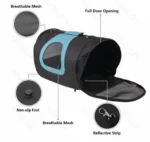 Τσάντα Μεταφοράς Κατοικιδίων Σκύλου - Γάτας 45x22x26cm