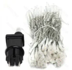 Χριστουγεννιάτικα Λαμπάκια Κουρτίνα Ρεύματος με Διάφανο Καλώδιο 1x1m με Θερμό Φωτισμό και 8 Προγράμματα Λειτουργίας 30530