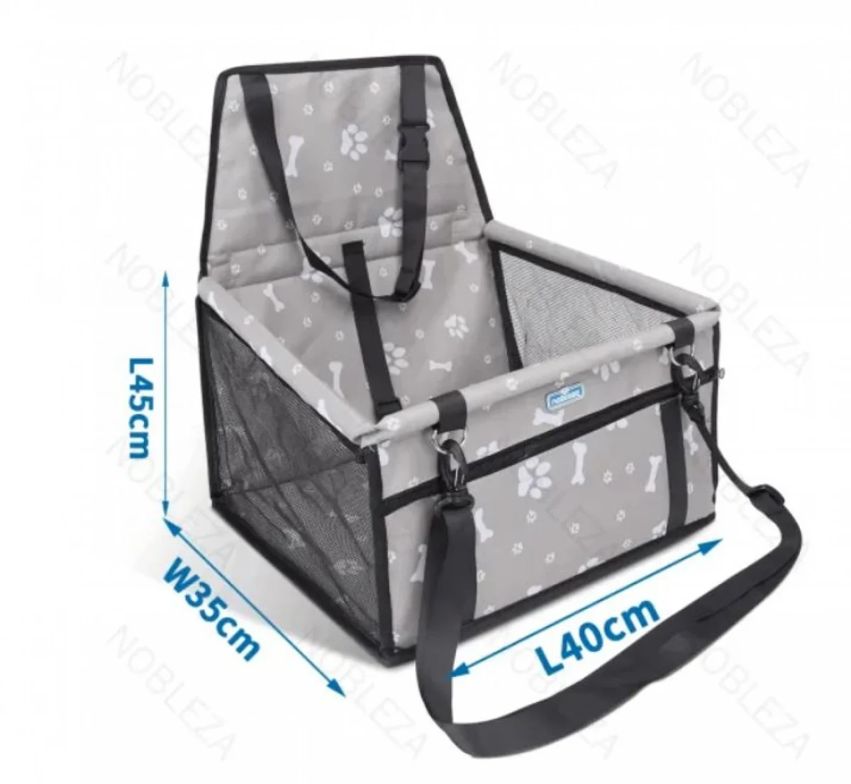 Καλάθι - Κάλυμμα Καθίσματος Αυτοκινήτου 45x35x40εκ για Κατοικίδια – Pet Seat Cover
