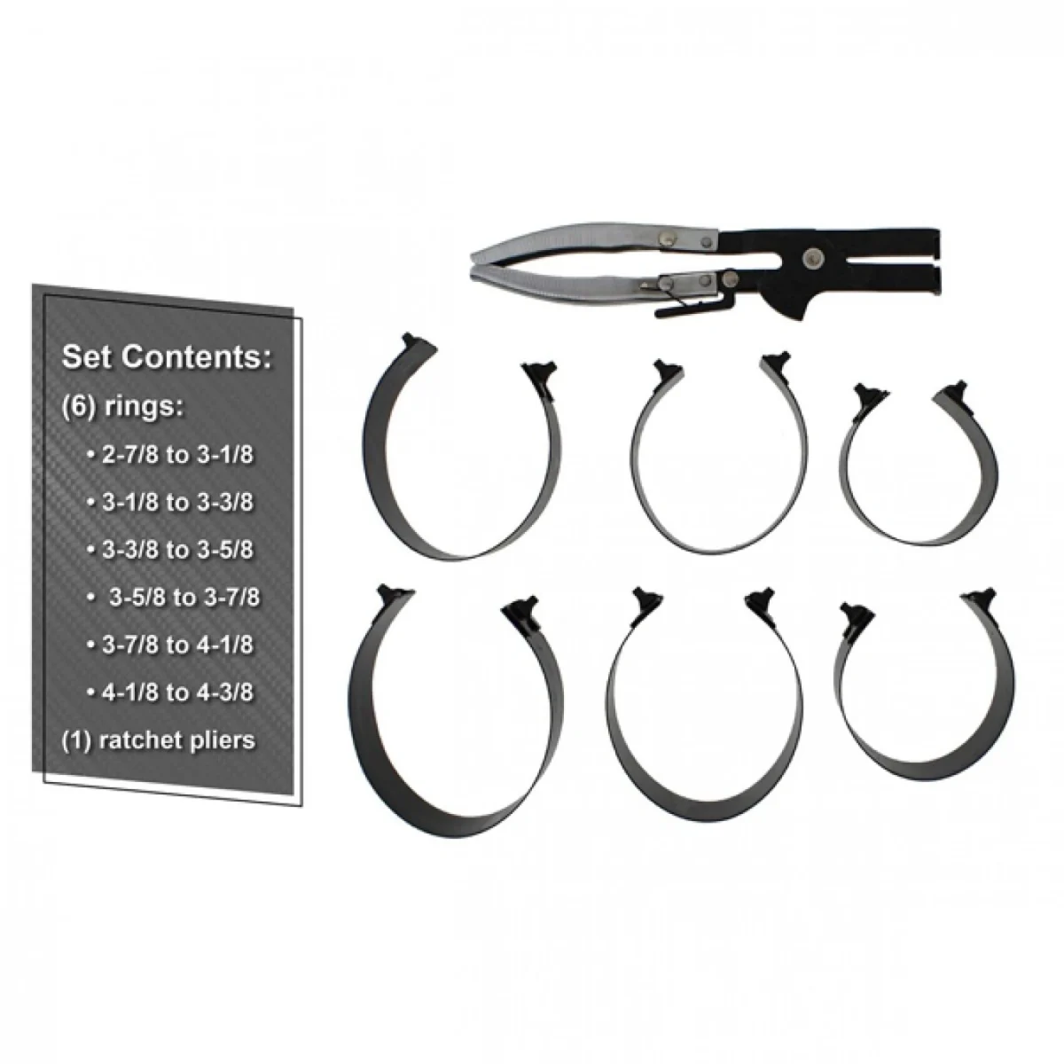 Σετ Σφιγκτήρα Ελατηρίου Πιστονιού 7 τμχ