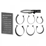 Σετ Σφιγκτήρα Ελατηρίου Πιστονιού 7 τμχ